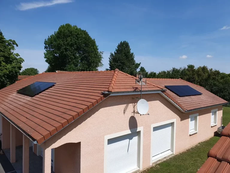 pose de panneaux solaires